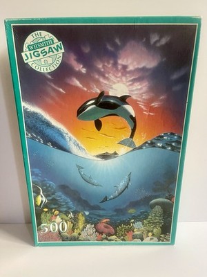 Ocean Freedom 500 Teile Puzzle Delphine WH Smith vollständig sehr guter Zustand