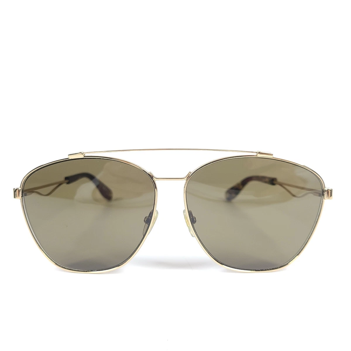 Givenchy Gold Frame Sunglasses with Brown Gradient Lens Givenchy Sunglasses GV-7183-S J5GHA main image 4