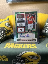 2023 Panini Contenders #169 Cody Mauch Green Lazer AUTO