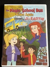 THE MAGIC SCHOOL BUS RIDES AGAIN - All About Earth DVD ~ Mint Disc!