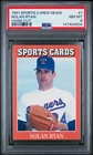 147404504 Nolan Ryan 1991 Sports Cards News #1 PSA 9