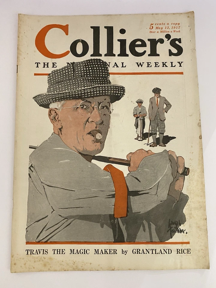 Lot of 7 Collier’s Magazines 1917 WWI Era – April to June Issues Foto 2 de 4