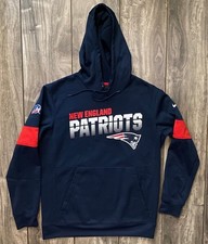 Nike New England Patriots NFL Football Team Sideline Coaches Hoodie Men  s Medium