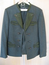 Vintage Men's Loden Plankl Lodenfrey Wool Suit Austria Oktoberfest Tyrol
