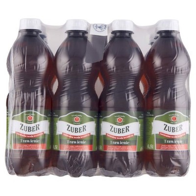  Zuber Naturalna woda lecznicza trawienie  0,5 l x 12 sztuk ZESTAWY