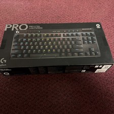 New in Box Sealed Logitech G PRO X TKL Wireless Gaming Keyboard - Black -