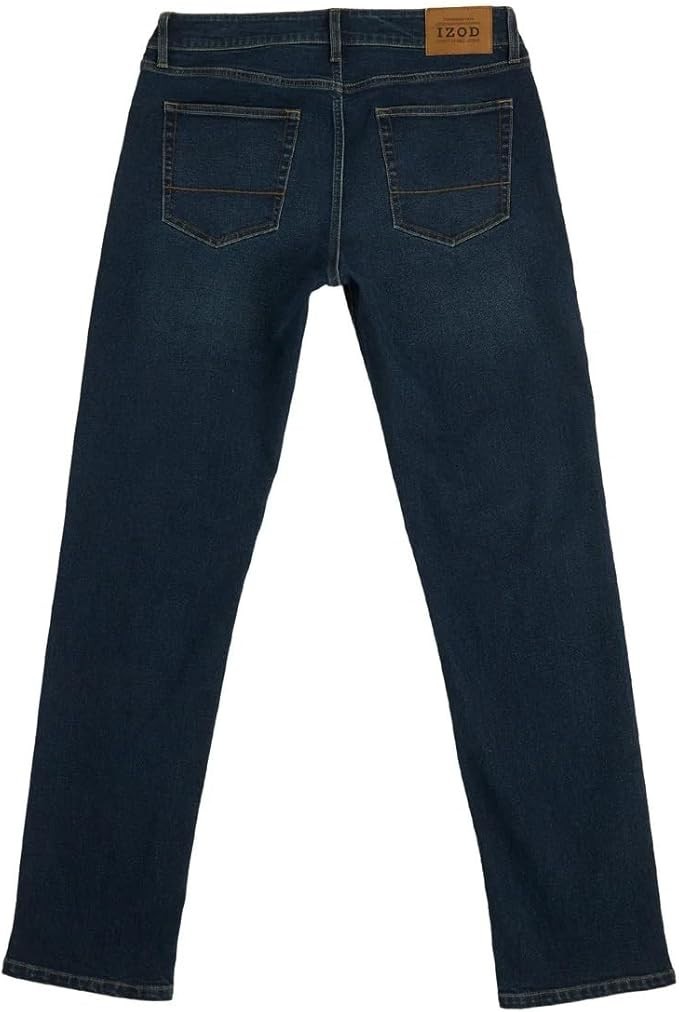 NEW IZOD Men's Comfort Stretch 5-Pocket Style Straight Fit Jeans CANYON NWT $89