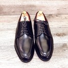 * NIB * $425 Allen Edmonds POWELL Derby  10 D  Black * with new Trees — photo 2