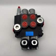 2 Spool 21 GPM Hydraulic Flow Control Valve 3600 PSI G Ports P40-20T 24-01