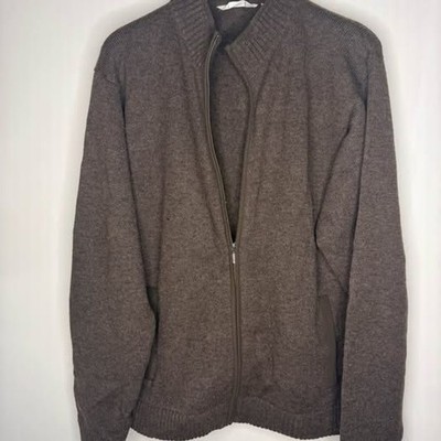 REMINGTON ARMS CO 1816 Gray Merino Wool Heavy Full Zip JACKET MENS SIZE XXL B69