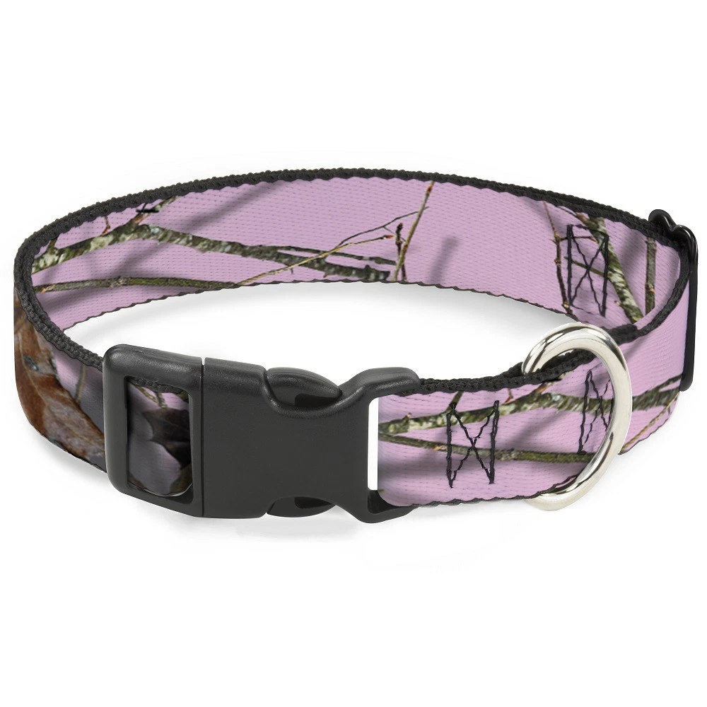 Plastic Clip Collar Mossy Oak Country Roots Camo Baby Pink Small 9.5 (US IMPORT)