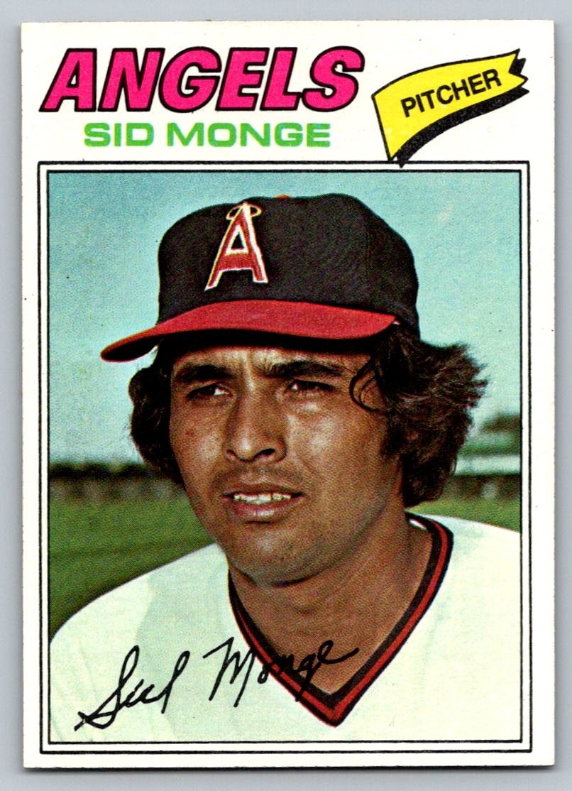 1977 Topps Baseball  #282 Sid Monge Angels