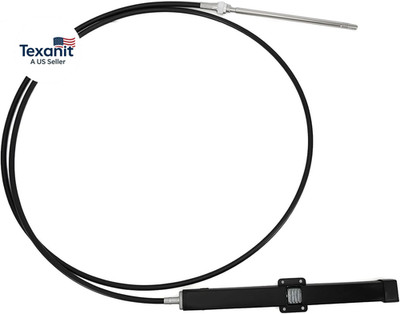 12FT 14FT 15FT 18FT 19FT Mechanical Rack & Pinion Steering Cable SSC134XX, Back