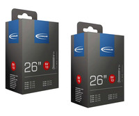 2X Schwalbe Fahrradschlauch SV13 - 26 Zoll Presta Ventil 40-62/559 26X1.50