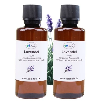 Sala Lavendelöl ätherisches Öl 38/40 naturrein 2 x 100 ml PET-Flasche - Bild 1 von 4