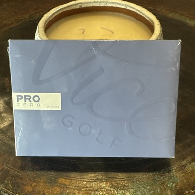 Vice Pro Zero White Premium Golf Balls (One Dozen) New & Sealed 3644