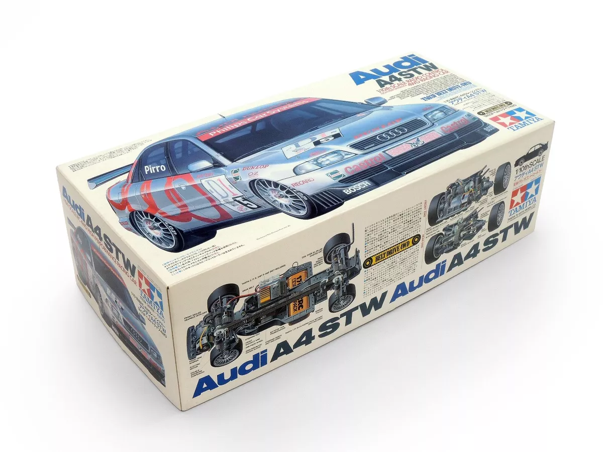 Tamiya Vintage 1/10 RC Audi A4 STW #58182 TA03F Belt Drive 4WD Racing Car R/C