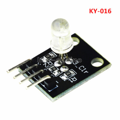 2pcs RGB LED modules 3 color light for MCU AVR PIC Raspberry Arduino