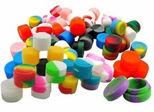 10 X 2 or 5 ml Non Stick Silicone Containers Pots Jar Tub Food Grade -40C to 200