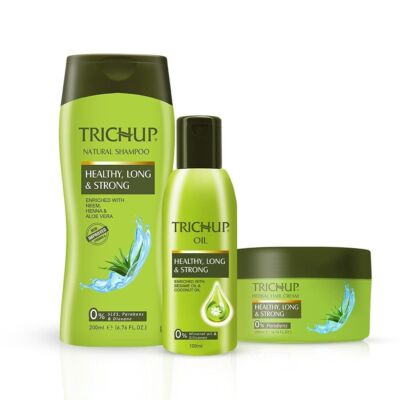 Trichup Healthy Long & Strong Hair Care Kit  (Oil 200ml, Shampoo 200ml)