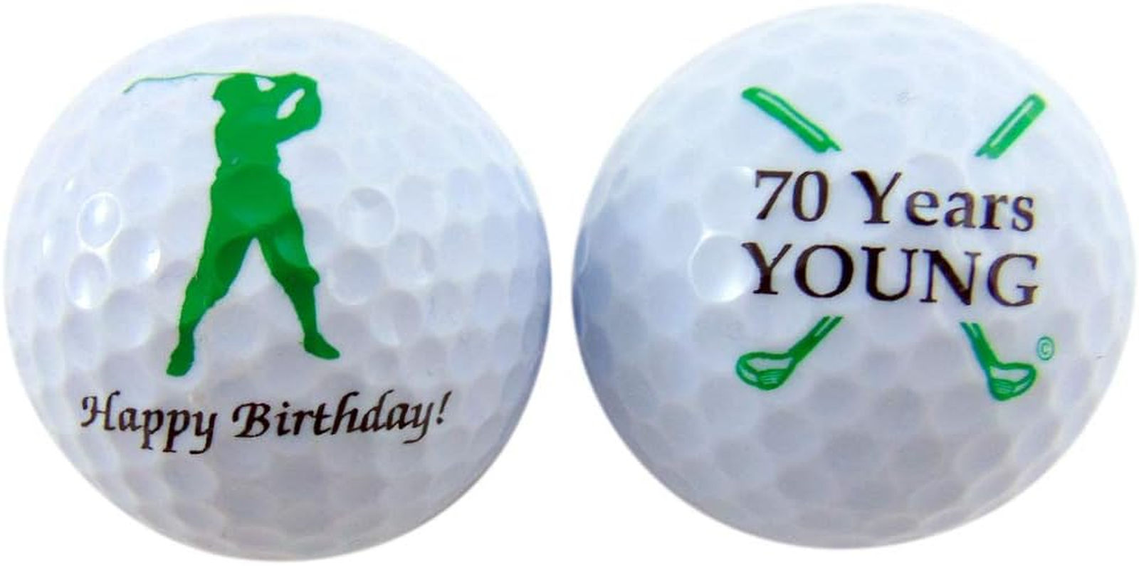 Westmon Works 70th Birthday Golf Balls Gift Set for Golfers 1.68 Inch