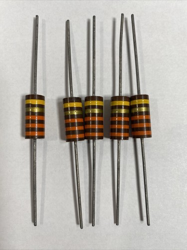 Vintage 2 Watt Allen Bradley Carbon Comp Resistors K Ohm Tube Amplifier Audio - Picture 4 of 8