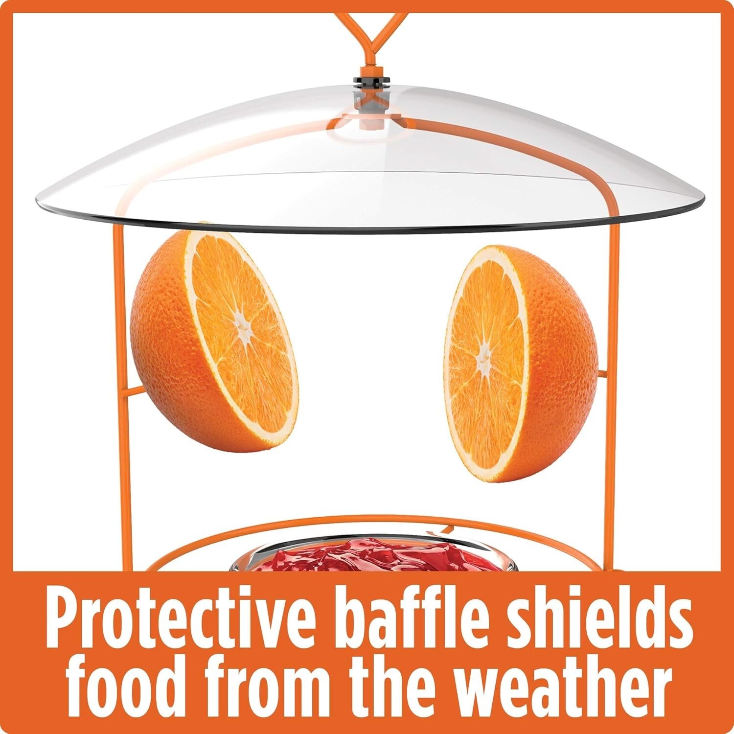 Attract Beautiful Orioles with Our Durable 12 oz Wire Feeder - Ant Moat Included