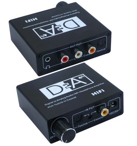 Digital to Analog Audio HiFi Headphone 