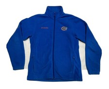 Columbia Florida Gators NCAA Blue Fleece Full Zip Jacket Mens Medium