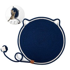 Cat Scratcher Mat 17.7inch Large Natural Cotton Rope Scratching Mat Floor Cat...