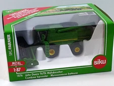SIKU FARMER 1:87 DIE CAST COMBINE JOHN DEERE T670i HARVESTER COMBINATION 1876