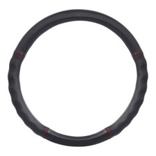 Motor Trend Steering Wheel Cover - Soft Touch Black Microfiber Leather Motor Trend Steering Wheel Cover - Soft Touch Black Microfiber Leather