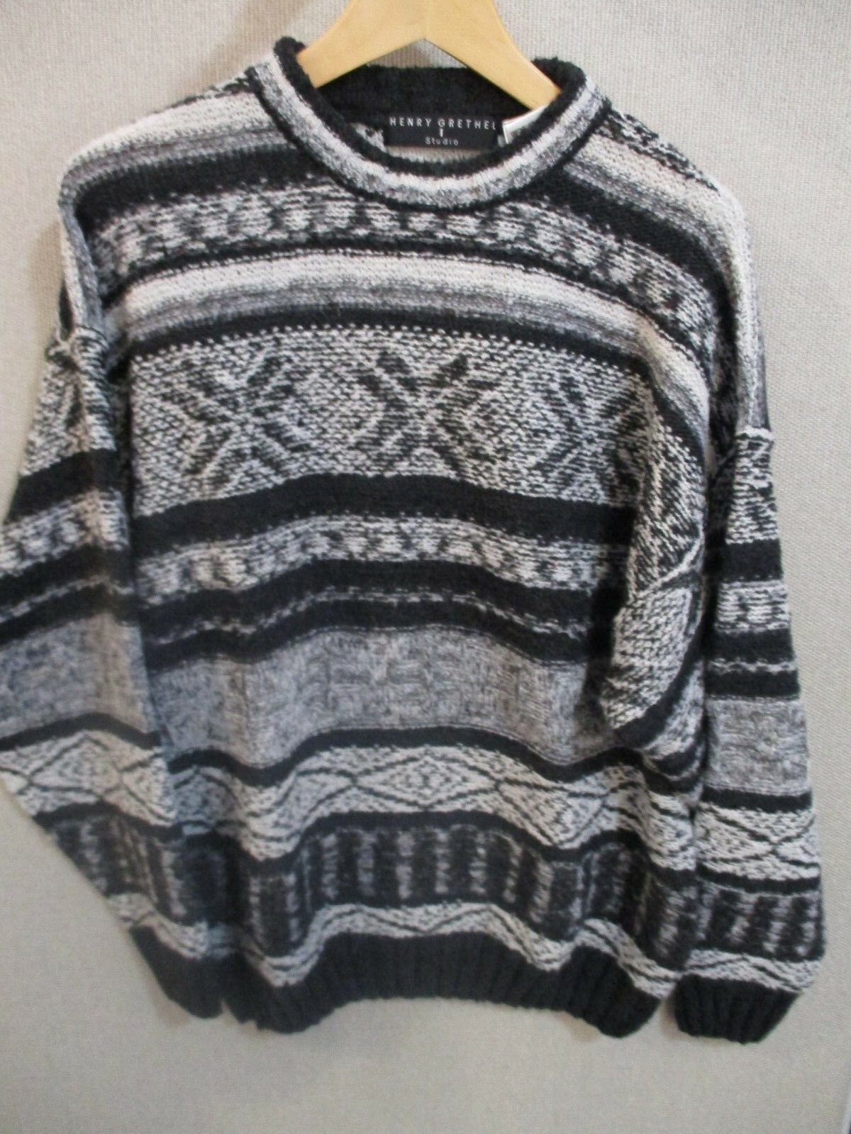 Henry Grethel Wool Blend Sweater Size XL Made in … - image 1