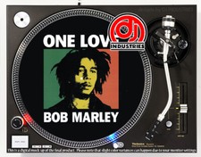 Bob Marley One Love - 7"-12" DJ slipmat for LP turntable record