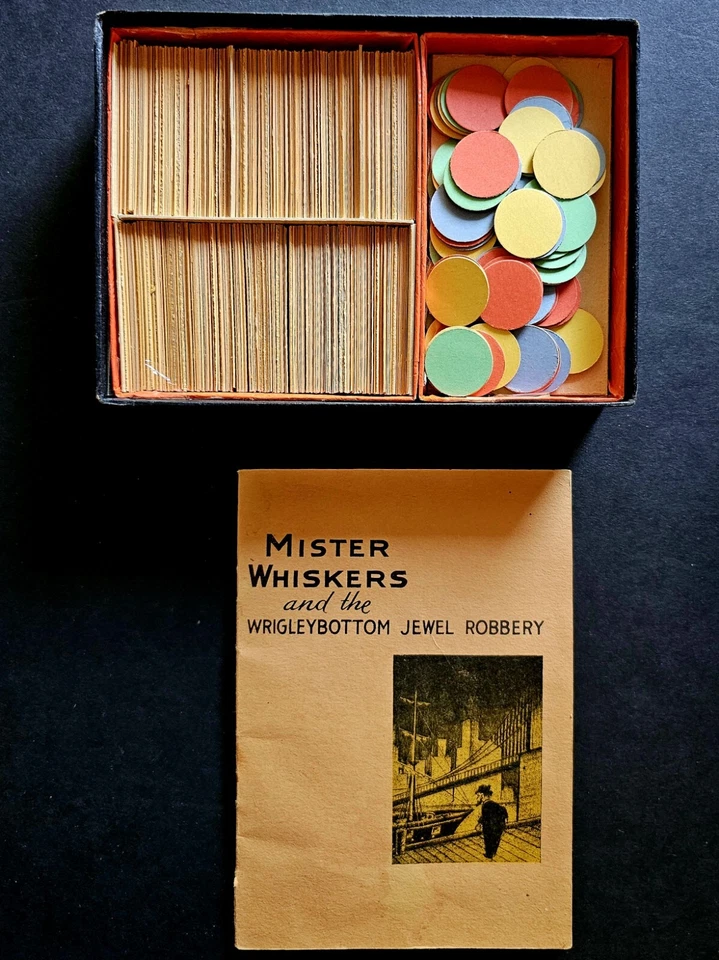 Mister Whiskers & the Wrigleybottom Jewel Robbery Vintage Party Group Game 1937 - Image 3 of 4