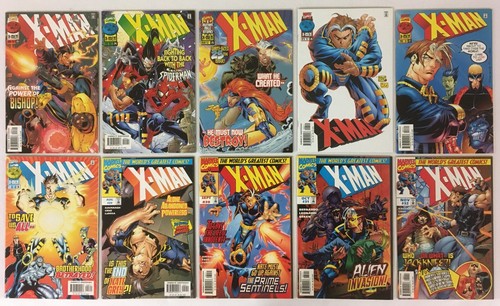 X-Man (1995) Huge 69 comic lot Spans # 3 to 74 + special #1 + Flashback #1 VF/NM - Picture 4 of 8