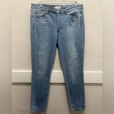 Free People Button Fly Denim Skinny Jeans Size 31