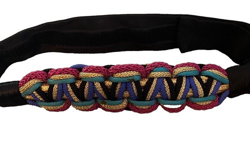 Vintage Guy Laroche Multicolor Braided Belt 80/32 Size S/XS  display picture 2