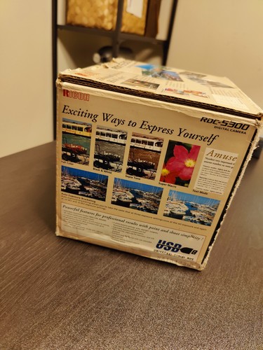 Ricoh RDC-5300 Digital Camera, 2.3MP Original Box, Cord, Manual For Parts - Picture 4 of 13