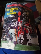 Dallas Cowboys Sports Illustrated  January 5 1976  Preston Pearson Win A Shocker