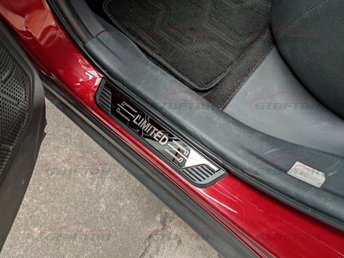 For Chevrolet Malibu Auto Accessories Door Sill Scuff Plate Protector Cover Trim - Picture 3 of 13