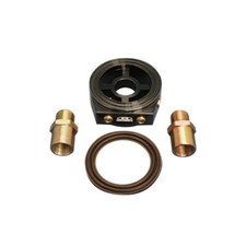 Blox Racing Oil Filter Block Adapter - Black - BXGA-00105-BK - UK STOCK