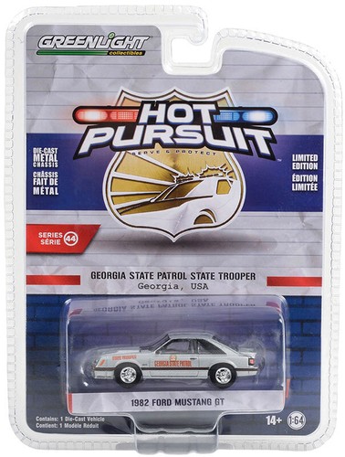 GREENLIGHT - 1982 FORD Mustang GT della Georgia State Patrol della serie HOT ... - Foto 2 di 2