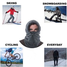 R-WAY 4-in-1 FLEECE ALL WEATHER NECK WARMER, GAITER, HOOD, BALACLAVA