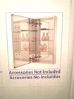 Glacier Bay 901 289 Beveled Mirror Medicine Cabinet Silver 15"W x 26"H 4.7"D New — photo 2