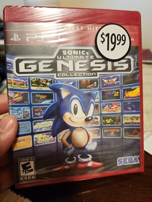 NEW Factory Sealed Sonic's Ultimate Genesis Collection PS3 RED CASE greatest Hit