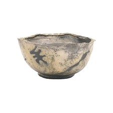 Coupe Bol Raku Poterie Céramique Craquelé Potiche Zen Wabi-Sabi Chawan XXème 