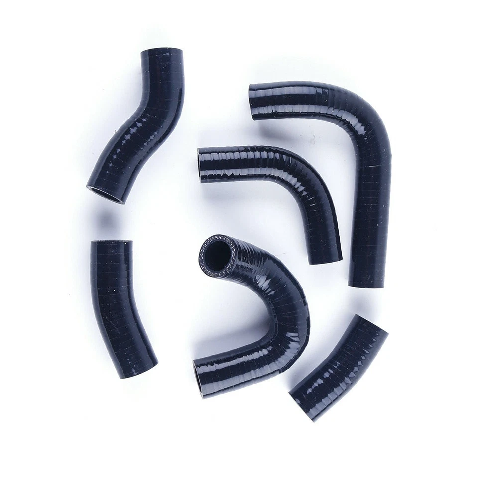 Manguera de radiador negra de silicona para Honda V65 V45 Magna VF1100C VF750C 1982-1986 Foto 4 de 4