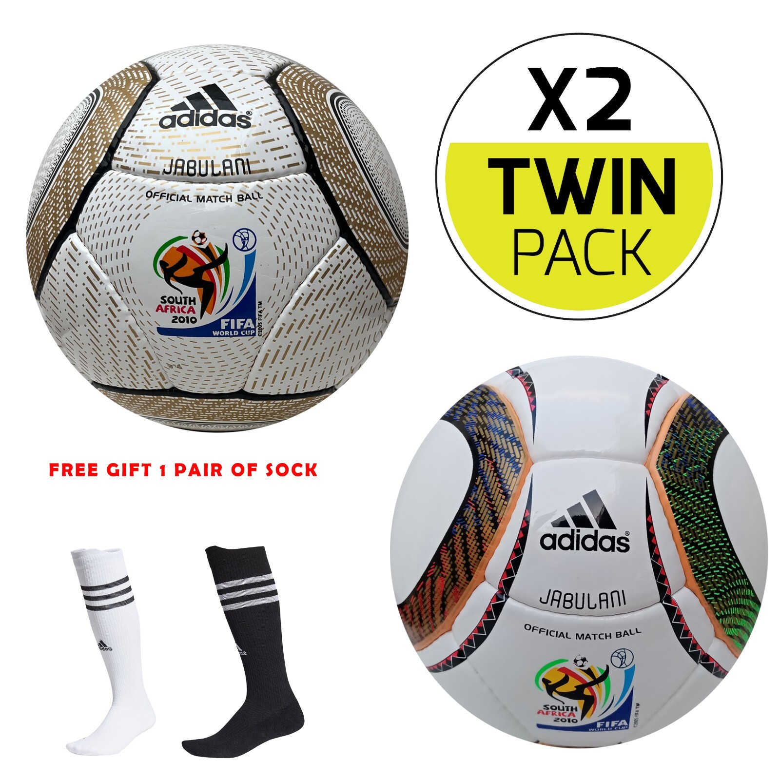 Adidas Jabulani & Jo'bulani Final World Cup 2010 South Africa Soccer