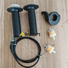 Juego de carcasa de agarre de manillar de cable de acelerador para bicicleta Honda C70 C90 C110 C200 CA200